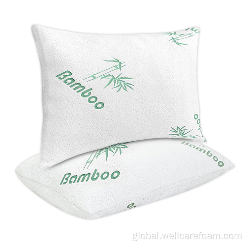 High Density Memory Pillow Bamboo charcoal fiber memory foam pillow for hotel Supplier